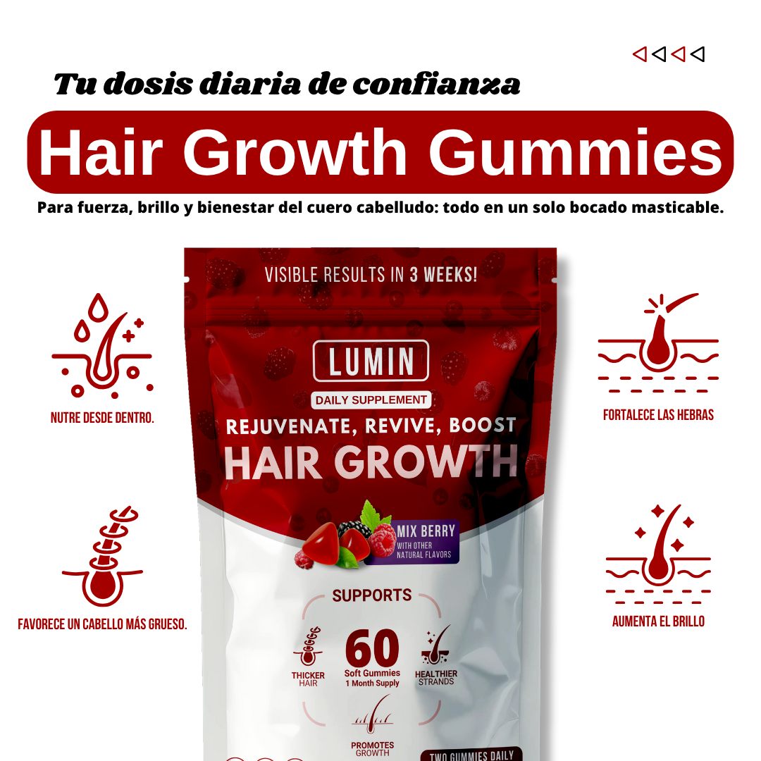 LUMIN - RRB Hair Growth Gummies