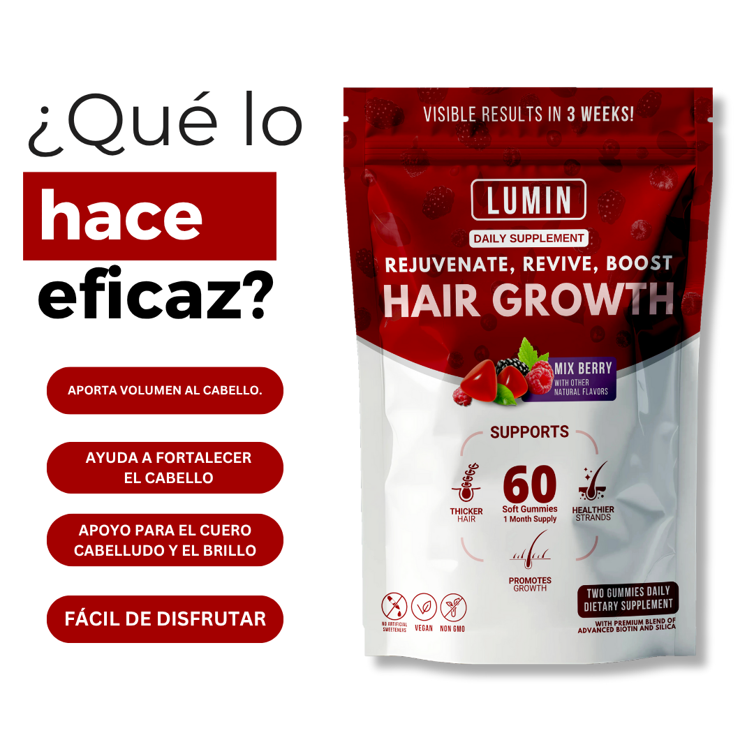 LUMIN - RRB Hair Growth Gummies