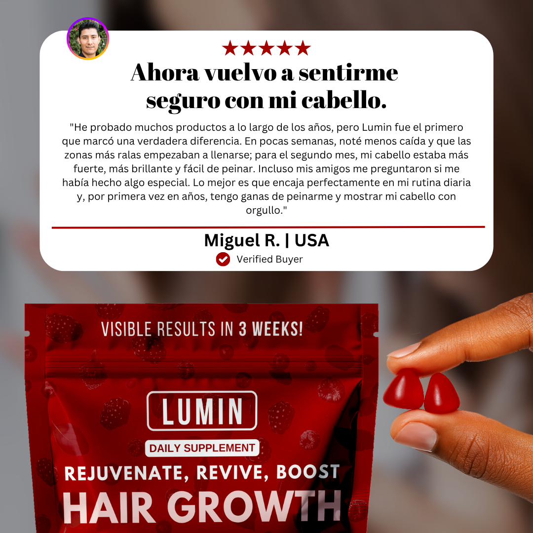 LUMIN - RRB Hair Growth Gummies