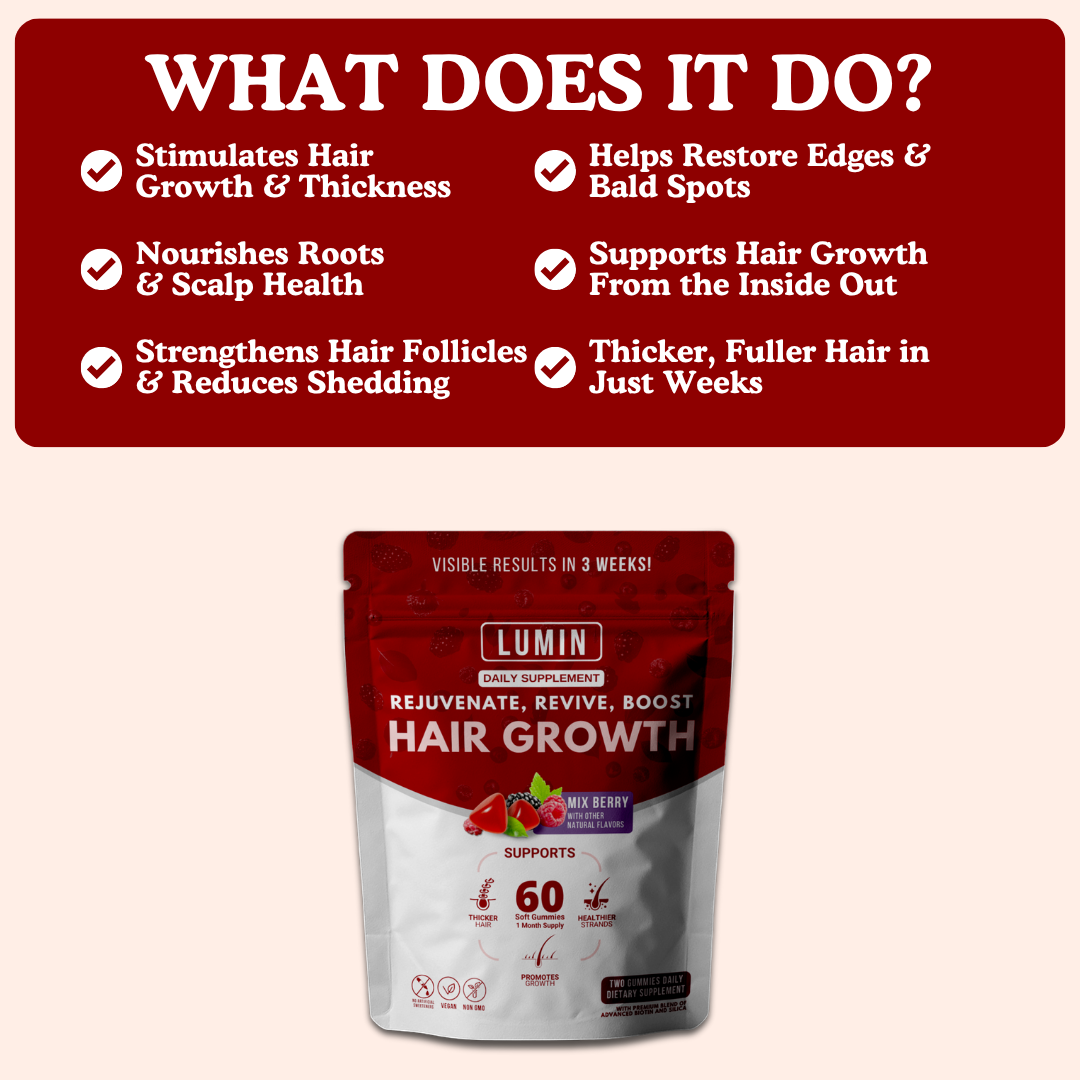 LUMIN - RRB Hair Growth Gummies