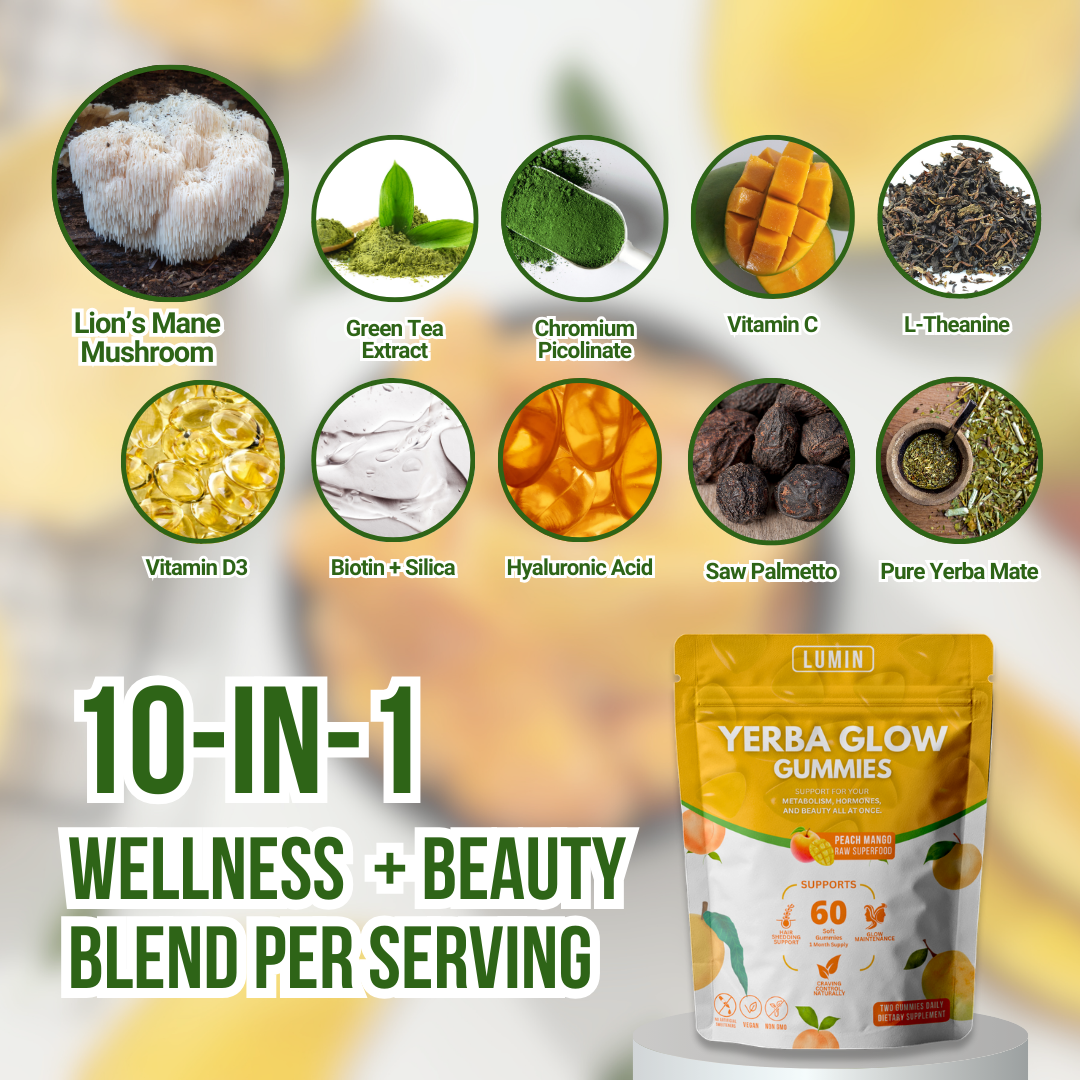 LUMIN - Yerba Glow Gummies