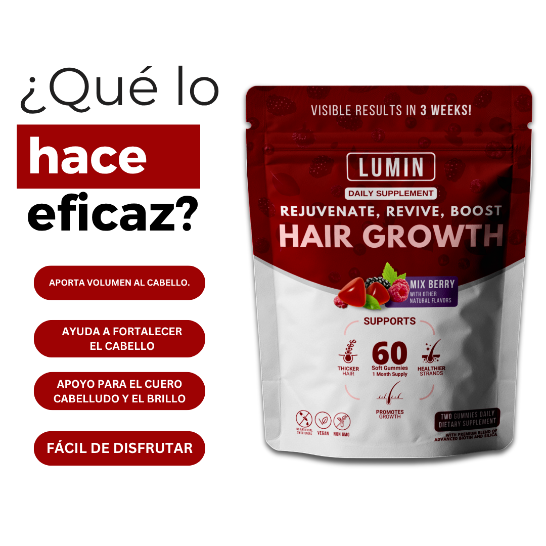 LUMIN - RRB Hair Growth Gummies