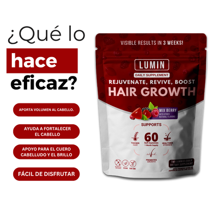 LUMIN - RRB Hair Growth Gummies