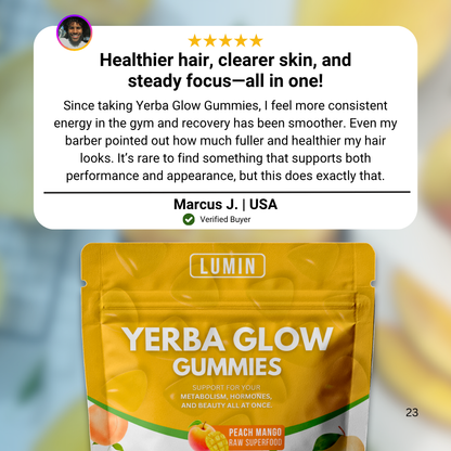 LUMIN - Yerba Glow Gummies