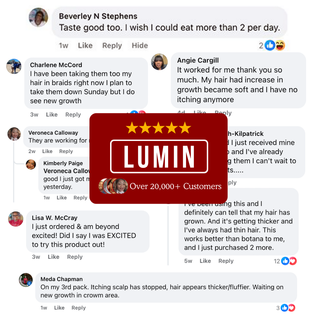 LUMIN - RRB Hair Growth Gummies