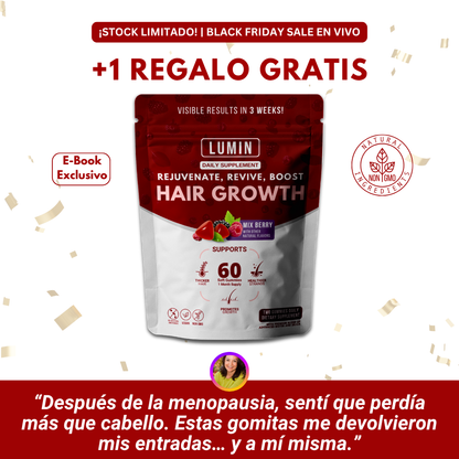 LUMIN - RRB Hair Growth Gummies