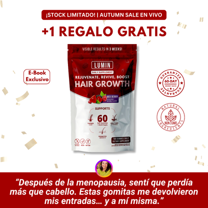 LUMIN - RRB Hair Growth Gummies
