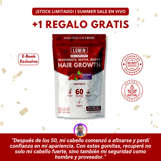 LUMIN - RRB Hair Growth Gummies