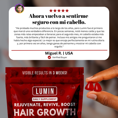 LUMIN - RRB Hair Growth Gummies