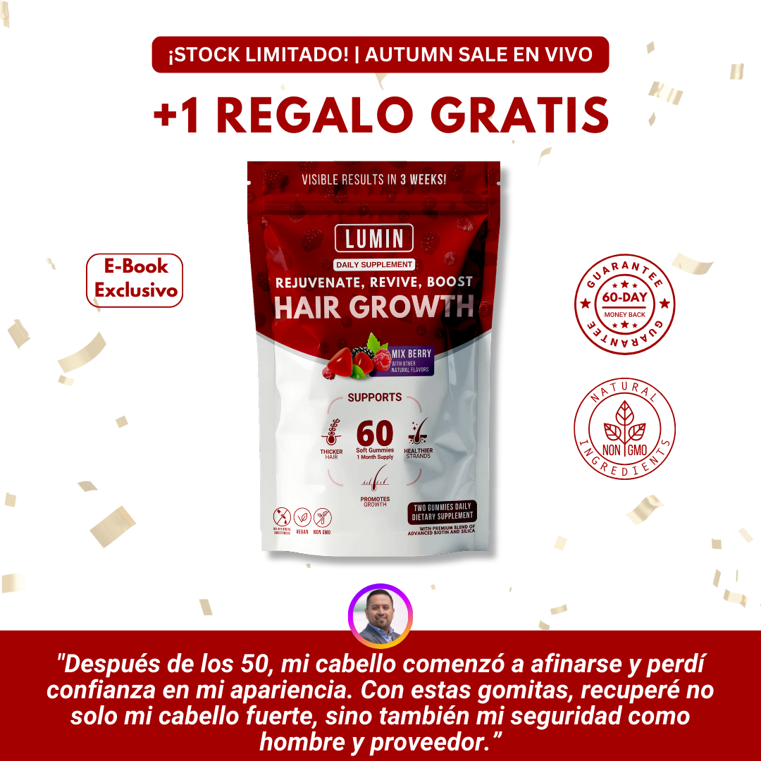 LUMIN - RRB Hair Growth Gummies