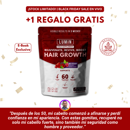 LUMIN - RRB Hair Growth Gummies