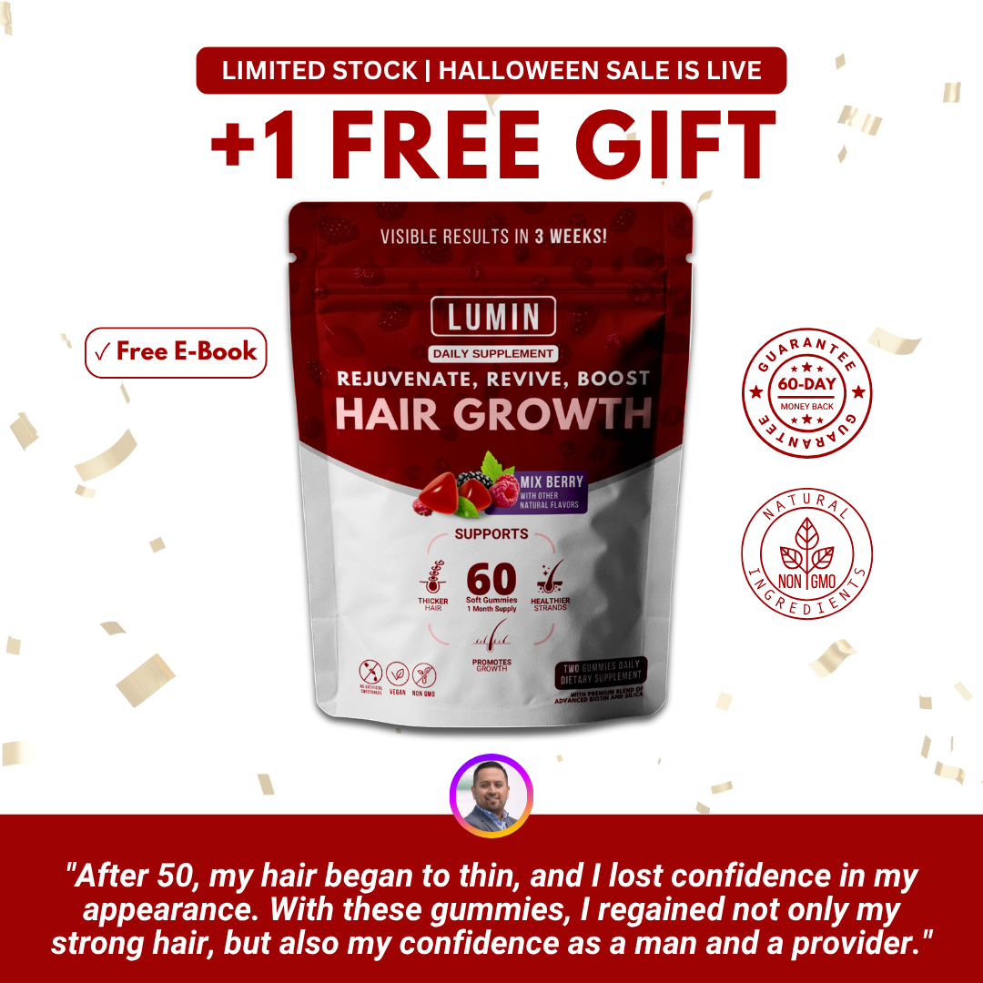 LUMIN - RRB Hair Growth Gummies